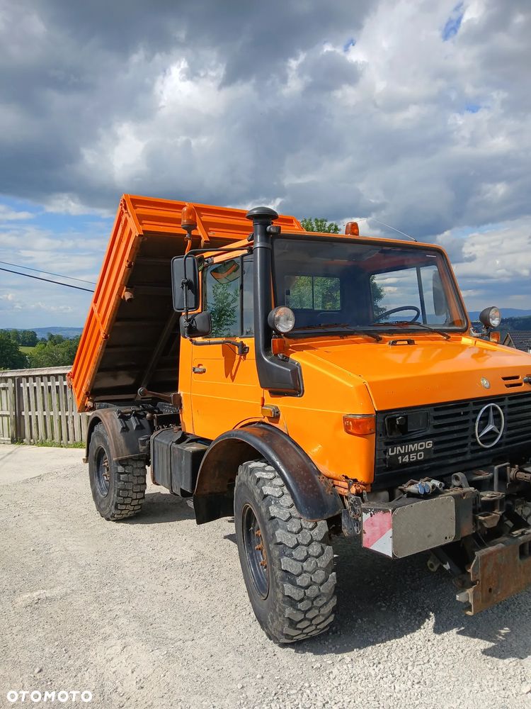Mercedes-Benz Unimog 1450 4x4 Czołownica Ciagnik rolniczy - 10