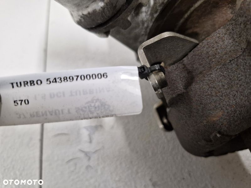 renault scenic 3 iii 1.5 dci turbosprężarka turbina turbo 54389700006 - 10