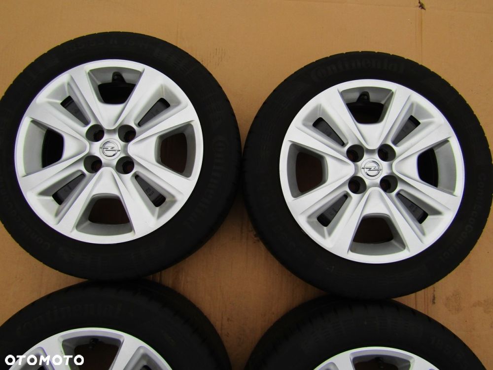 4x Felgi 15 Opel Adam Astra G H Corsa C D E Meriva Combo C + Kołpaki TPMS - 3