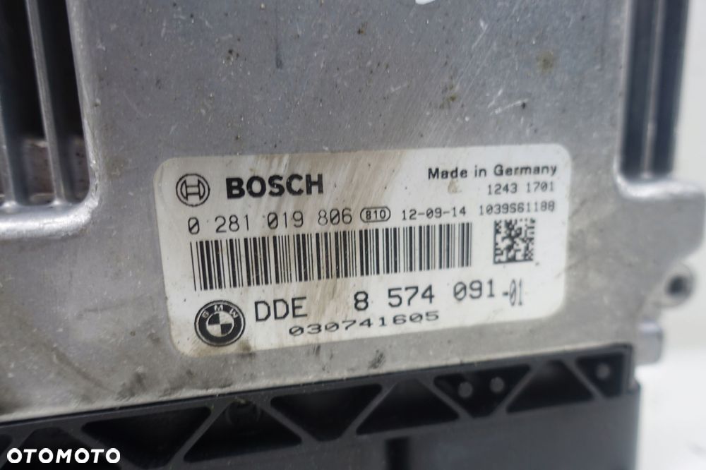 Bmw F10 F11 2.0 D KOMPUTER STEROWNIK 0281019806 - 12