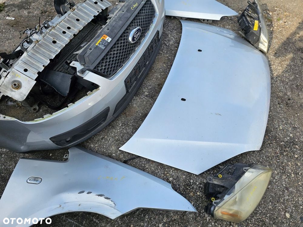PRZÓD MASKA BŁOTNIK LAMPA PAS CHŁODNICA FORD FOCUS C-MAX EU 05 SREBRNY DM2 - 3