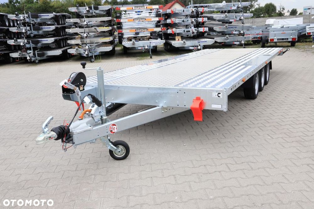TEMARED CAR DECK 6021/3 S 3,5T 604x215cm  Wypełnienie blachą aluminiową 3 osie DMC 3500kg Koła 195R13C - 7