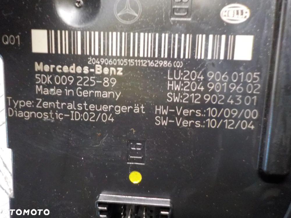 MERCEDES W204 LIFT MODUŁ SAM BSI 5DK009225-89 - 2