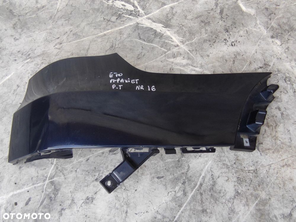 NAROŻNIK PRAWY TYŁ BMW X5 E70 M PAKIET 416 CARBONSCHWARZ