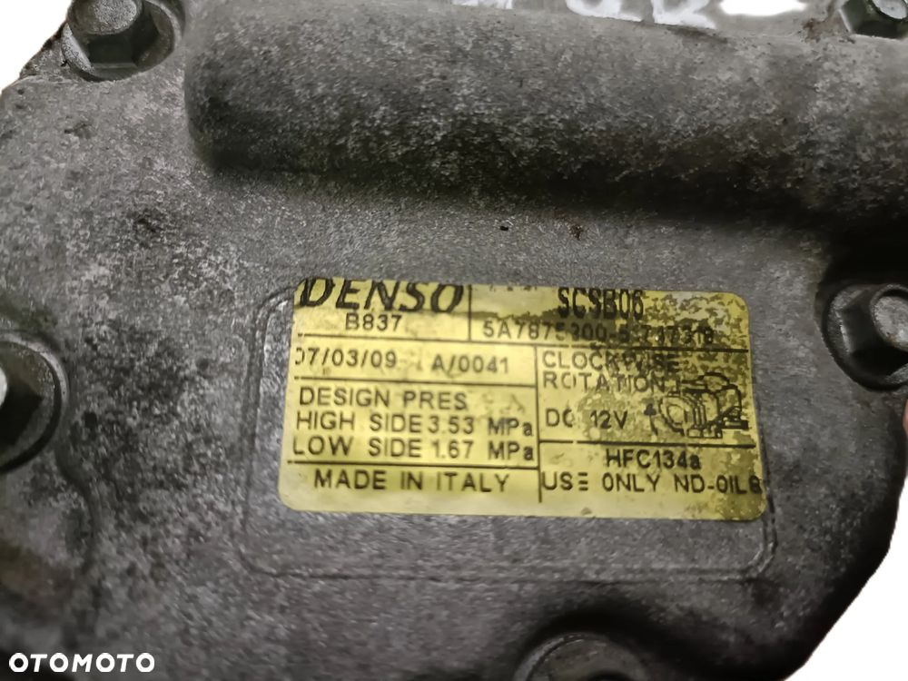 FIAT BRAVO II 07- 1,4 B sprężarka kompresor klimatyzacji DENSO SCSB06 * - 4