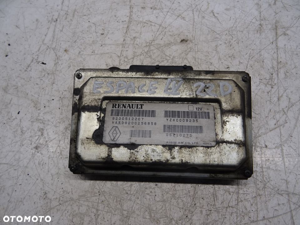 RENAULT ESPACE 4 IV LIFT MODUŁ STEROWNIK SKRZYNI AUTOMAT 8200512207