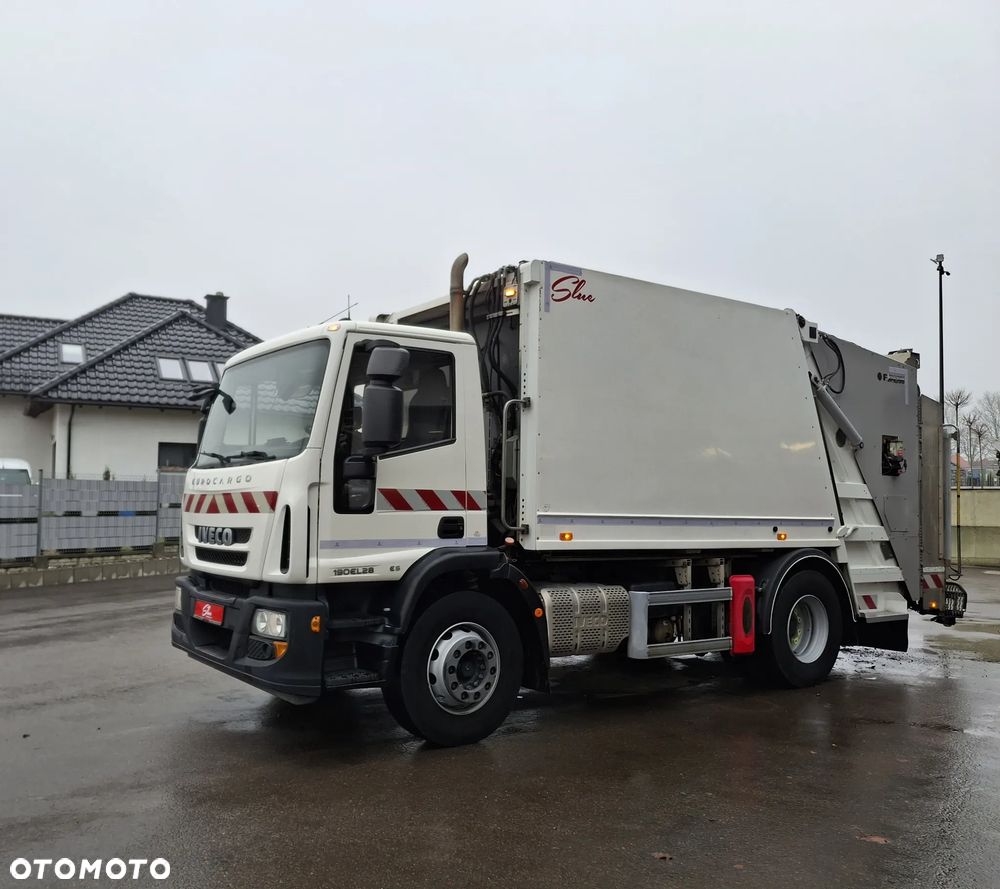 Iveco Eurocargo 190EL28 Śmieciarka FAUN VR3 LEV Euro 6 2 Osie Zawieszenie Na Poduszkach Centralny Zamek Klimatyzacja Wywóz Śmieci - 2
