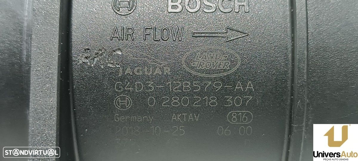 MEDIDOR DE MASSA DE AR LAND ROVER RANGE ROVER EVOQUE EVOQUE - 2