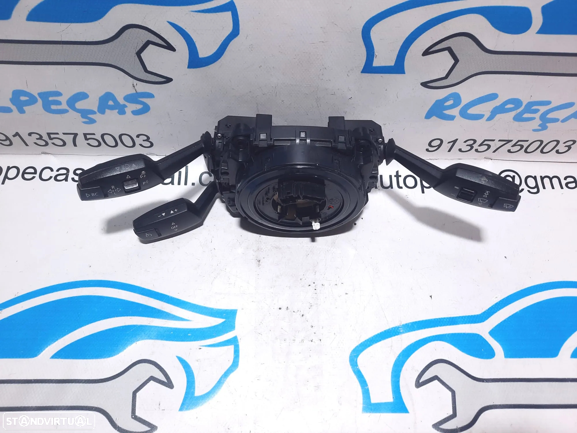 FITA AIRBAG BMW SERIE 3 E91 TOURING 61319122509 9122509 SERIE 3 E90 E92 E93 SERIE 1 E81 E82 E87 E88 X1 E84 X5 E70 X6 E71 E72 Z4 E89 MANETE MULTIFUNÇÕES COMUTADOR - 2