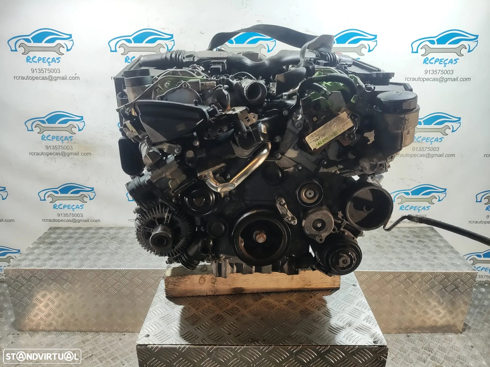 Motor Completo Mercedes Benz Class C W204 C320 C350 3.0 CDI V6 24v 224cv 642960 - 8