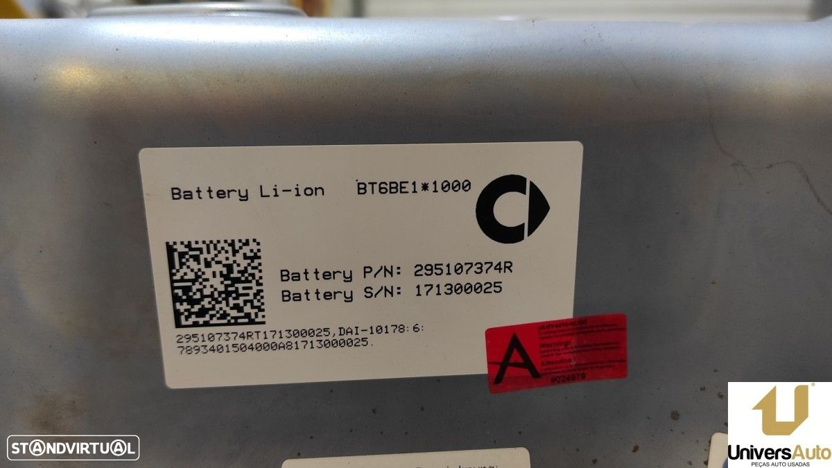BATERIA PARA VEÍCULOS ELÉTRICOS SMART FORFOUR ELECTRIC DRIVE (453.091) - 6