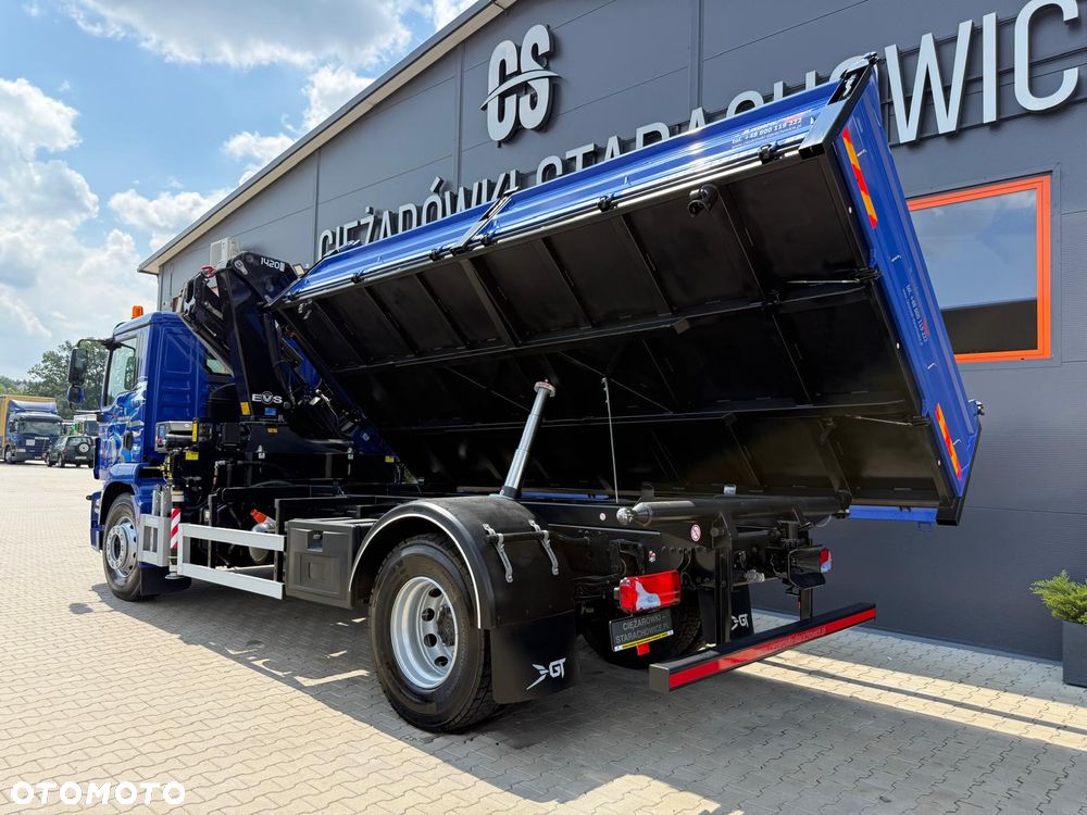 MAN TGM TGL TGS 18.250 // E6 // Klimatyzacja //  wywrotka + HDS HMF z pilotem // 4x2 // budowlanka // kiper wywrot żuraw dzwig kran crane - 19