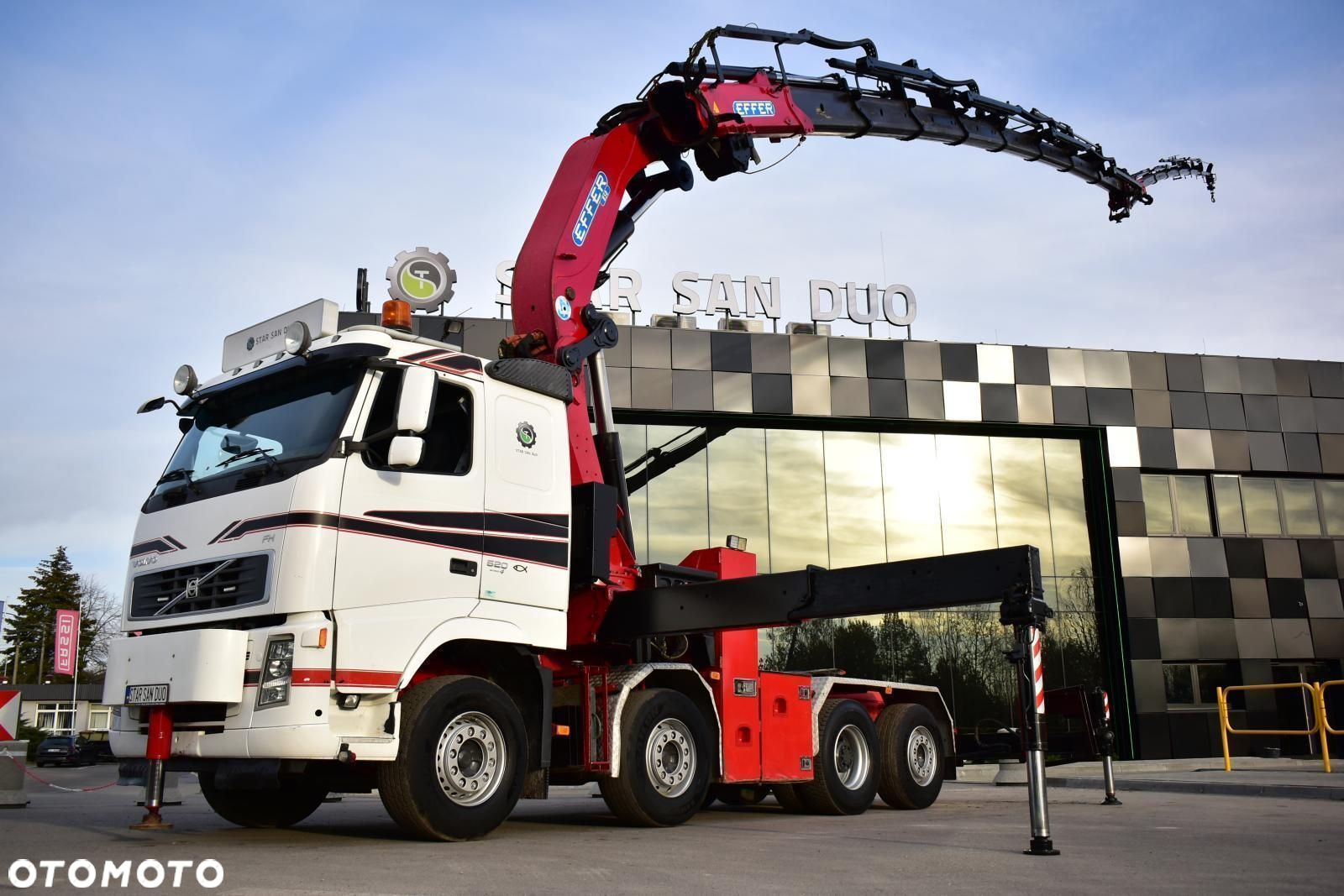Volvo FH 520 8x2 EFFER 850 Fly Jib HDS Żuraw Wciągarka - 29