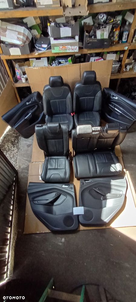 Fotele kanapa boczki komplet skóra Ford Kuga II MK2 - 2