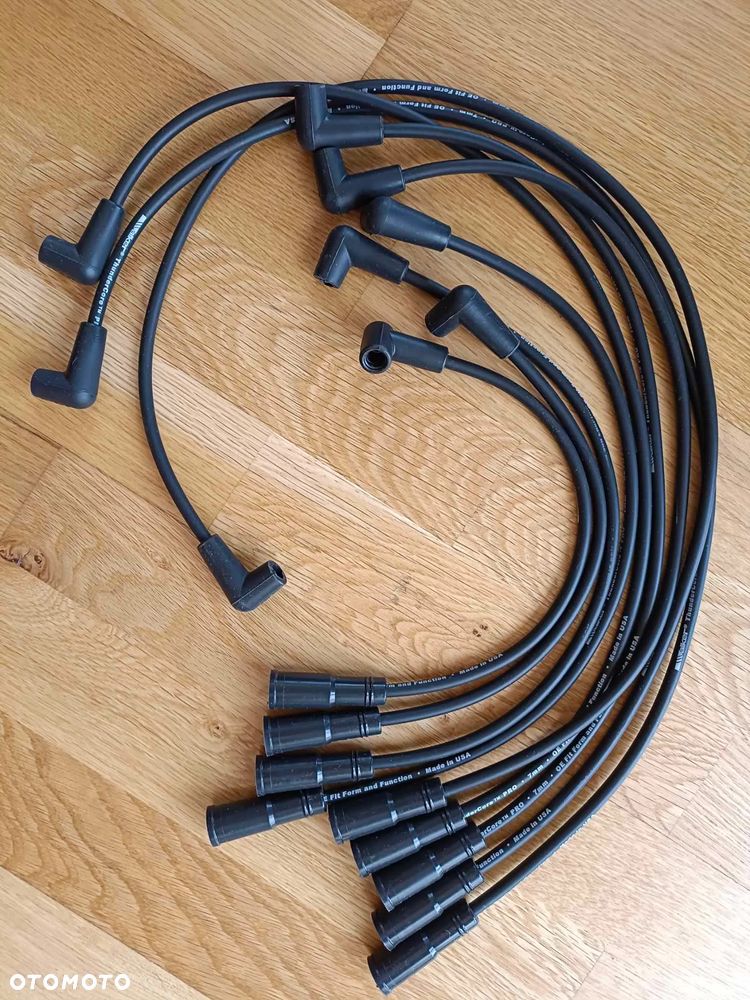 NOWE kable przewody zapłonowe 5.7 CHEVROLET CAMARO PONTIAC FIREBIRD CAPRICE IMPALA CADILLAC FLEETWOOD BUICK ROADMASTER lt1 COMMERCIAL CHASSIS 1993 1994 1995 1996 1997 benzyna 5.7l gm v8 MERCRUISER - 2