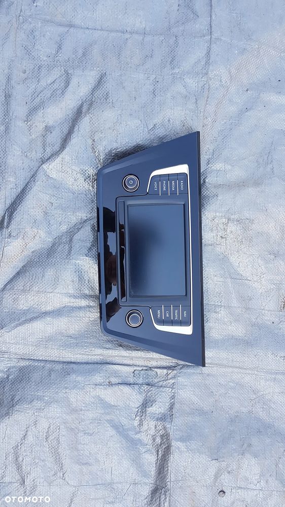 VW TOURAN III EKRAN WYŚWIETLACZ RADIO NAWIGACJA 3G0919605D - 1