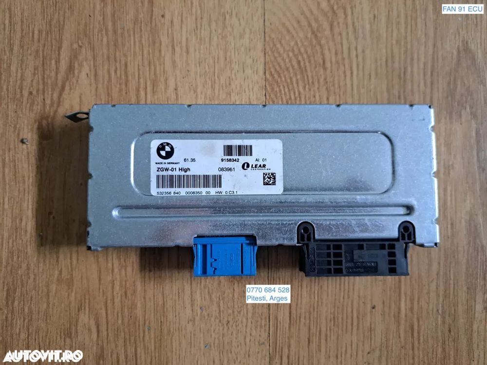 Unitate control modul ECU ZGW 01 Hight Modul Gateway Central original BMW F07+LCI F13+LCI F01+LCI F02+LCI F03+LCI F04 F10+LCI F11+LCI F06+LCI F12+LCI