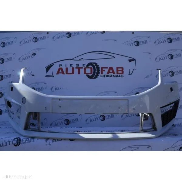 Bară față Skoda Octavia 3 Facelift VRS an 2017-2019 cu găuri pentru parktronic și spălătoare faruri - 1