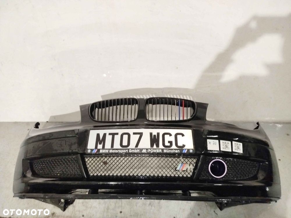 + ZDERZAK PRZÓD PRZEDNI BMW E87 SERIA 1 SCHWARZ 2 II CZARNY - 1