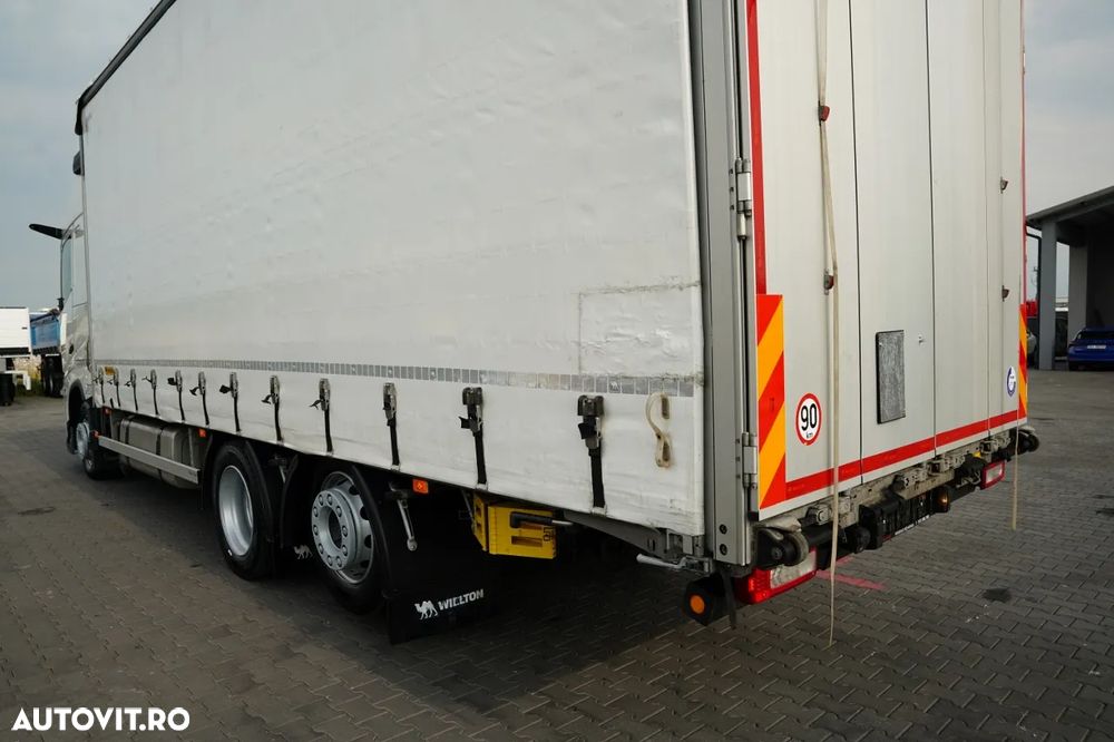 Volvo FH 460 / CORTINĂ - 7.75 M / I-SAVE / AER CONDIȚIONAT PARCARE / PUNTE RELAXABILĂ / DIRECȚIE / CORTINĂ RANFORSATĂ - 10