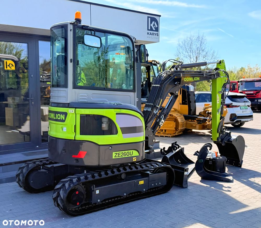 Kubota Zoomlion ZE26GU | FABRYCZNIE NOWA | Silnik KUBOTA | 3 ŁYŻKI | SZYBKOZŁĄCZE HYDRAULICZNE | ZE27GU - 4
