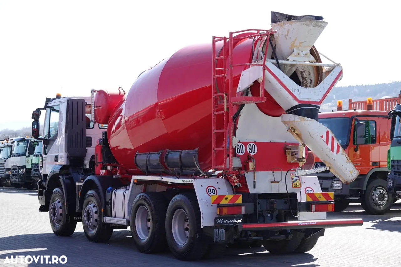 Scania TRAKKER 410 / 8X4 / BETONĂ 9 M3 / PUTZMEISTER / EURO 6 - 3