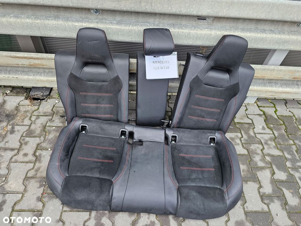 kanapa tył tylna fotele fotel siedzisko mercedes cla w118 amg - 7