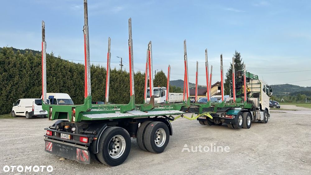 Volvo FH540 6x4 + NACZEPA DO DREWNA - 9