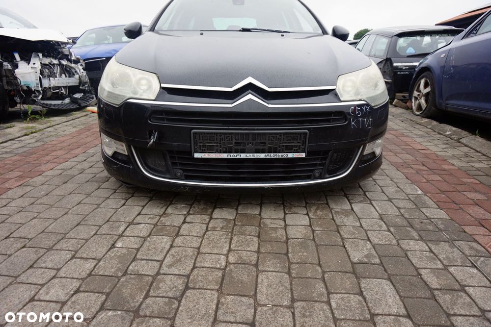 MASKA ZDERZAK BŁOTNIKI LAMPY C5 III X7 KTVD XENON SPRYSKI EU CITROEN 2008-2017 CZARNY PRZÓD KOMPLETNY - 8