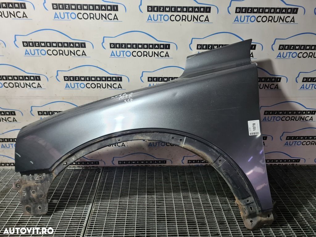 Aripa Stanga Fata Volvo XC90 2002 - 2006 4 Usi gri (1078) MICA LOVITURA ZGARIATA ȘI ... - 1