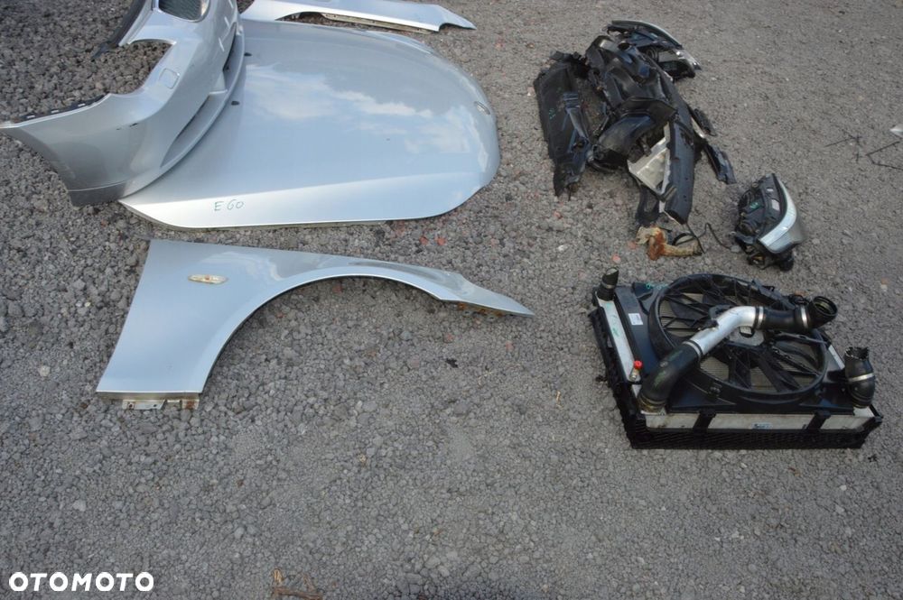 Zderzak maska błotnik lampa komplet przód bmw 5 e60 e61 3.0 d - 5