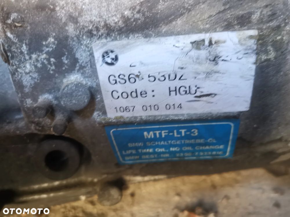 SKRZYNIA BIEGÓW MANUAL BMW E90 E91 E92 M57 3.0 7565213 GS6-53DZ HGU - 5