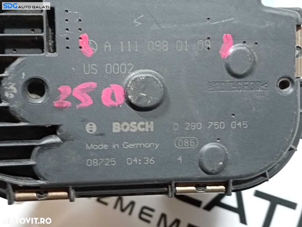 Clapeta Acceleratie Mercedes Clasa E Class W211 E200 2001 - 2009 Cod A1110980109 0280750045 [M7179] - 5