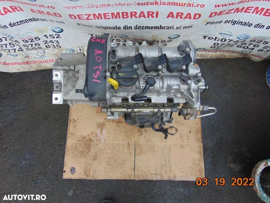 Motor Vw 1.0tsi CHZ 39.000km Golf 7 Caddy Polo Skoda Octavia Karoq Fab - 2