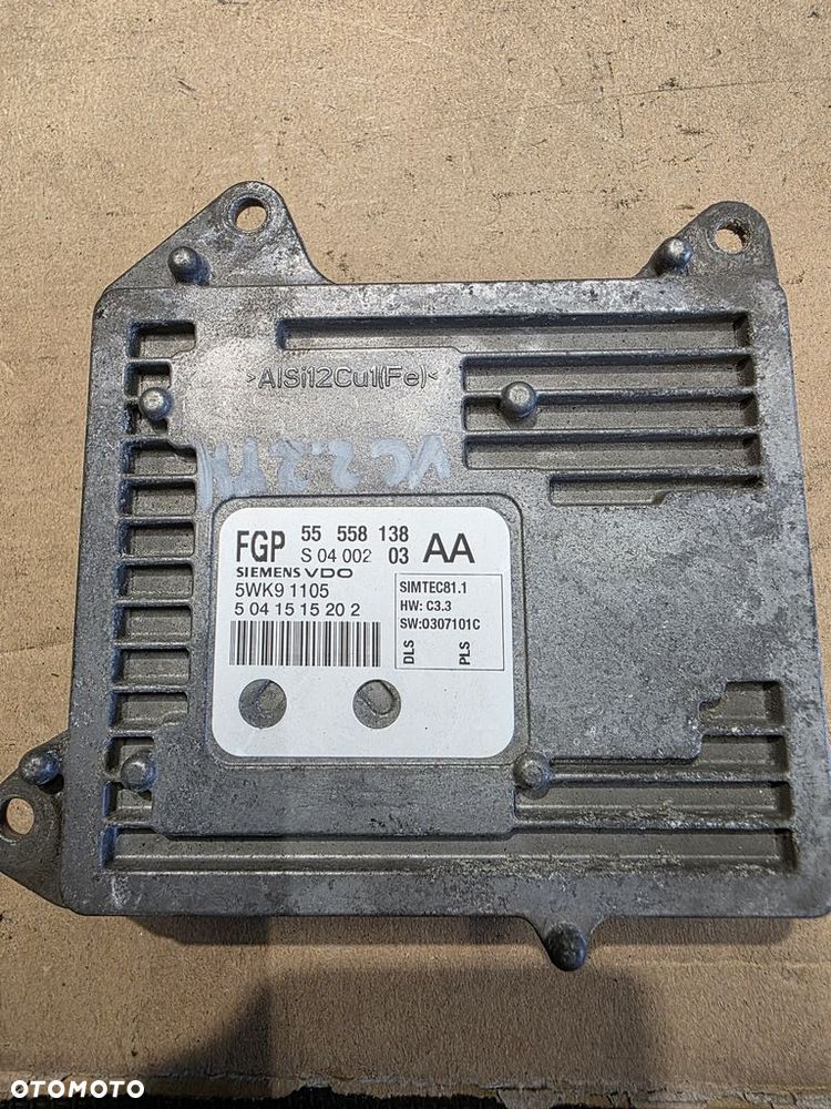 OPEL SIGNUM VECTRA 2.2 KOMPUTER STEROWNIK SILNIKA 55558138 - 1