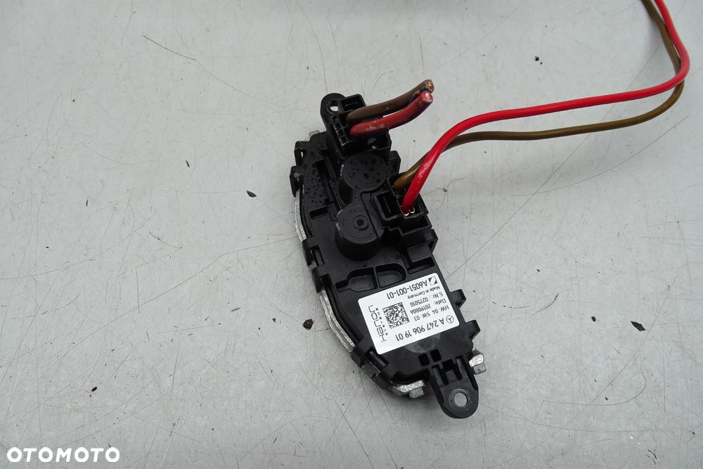 Mercedes CLA W118 A W177 B W247 Wentylator nagrzewnicy Rezystor 2478308600 2479061901 - 3