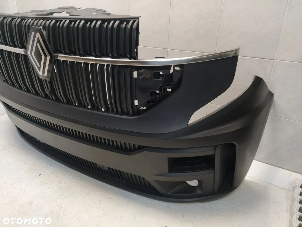 RENAULT MASTER IV V 24- ZDERZAK PRZÓD PRZEDNI GRILL ATRAPA CHŁODNICY LAMPY REFLEKTORY LEWA PRAWA 6xPDC HALOGENY KOMPLET NOWY ORYGINAŁ - 17