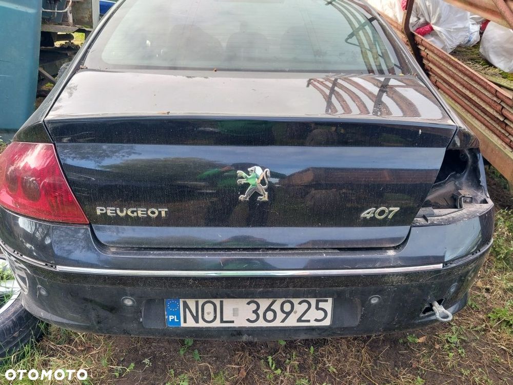 Klapa tył tylna maska drzwi zdedzak peugeot 407 kolor ktvd