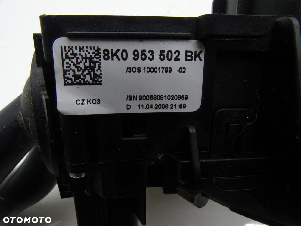 Przełącznik zespolony manetka panel wycieraczek taśma 8k0953502b audi a4 b8 - 5