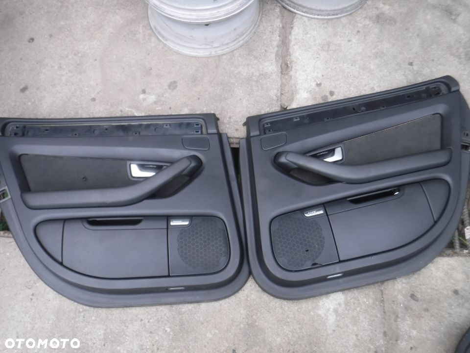 Audi A8 D3 Lift   tapicerki boczki drzwi bose EUROPA komplet - 7