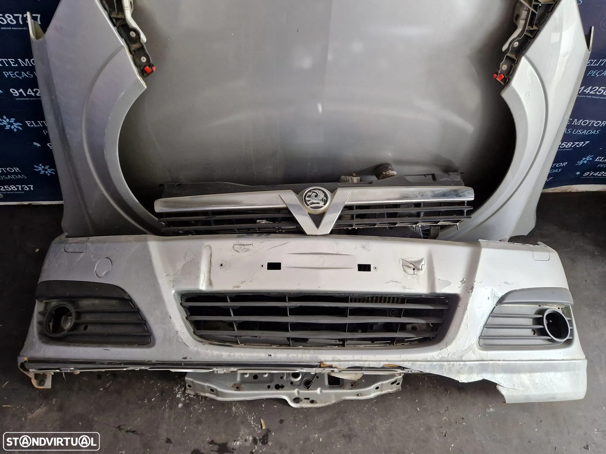 Frente completa usada OPEL ASTRA H CDTI capot parachoques guardalamas oticas - 5
