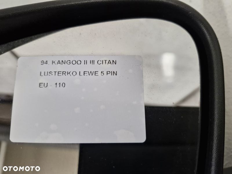 RENAULT KANGOO II 2 III 3 LUSTERKO DRZWI LEWE 5 PIN EU EUROPA - 4