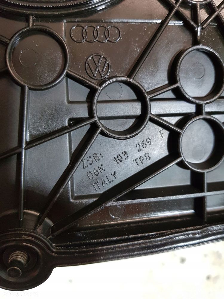 obudowa osłona rozrządu 06k103277f audi vw seat 2.0 tfsi tsi dnu - 3