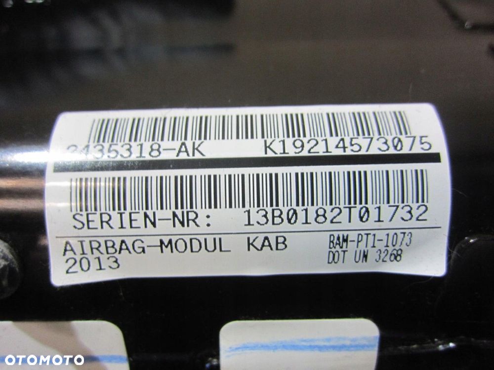 BMW X3 F25 F26 X4 PODUSZKA KIEROWCY KOLANOWA USA AIRBAG 9214573 72129214573 - 6