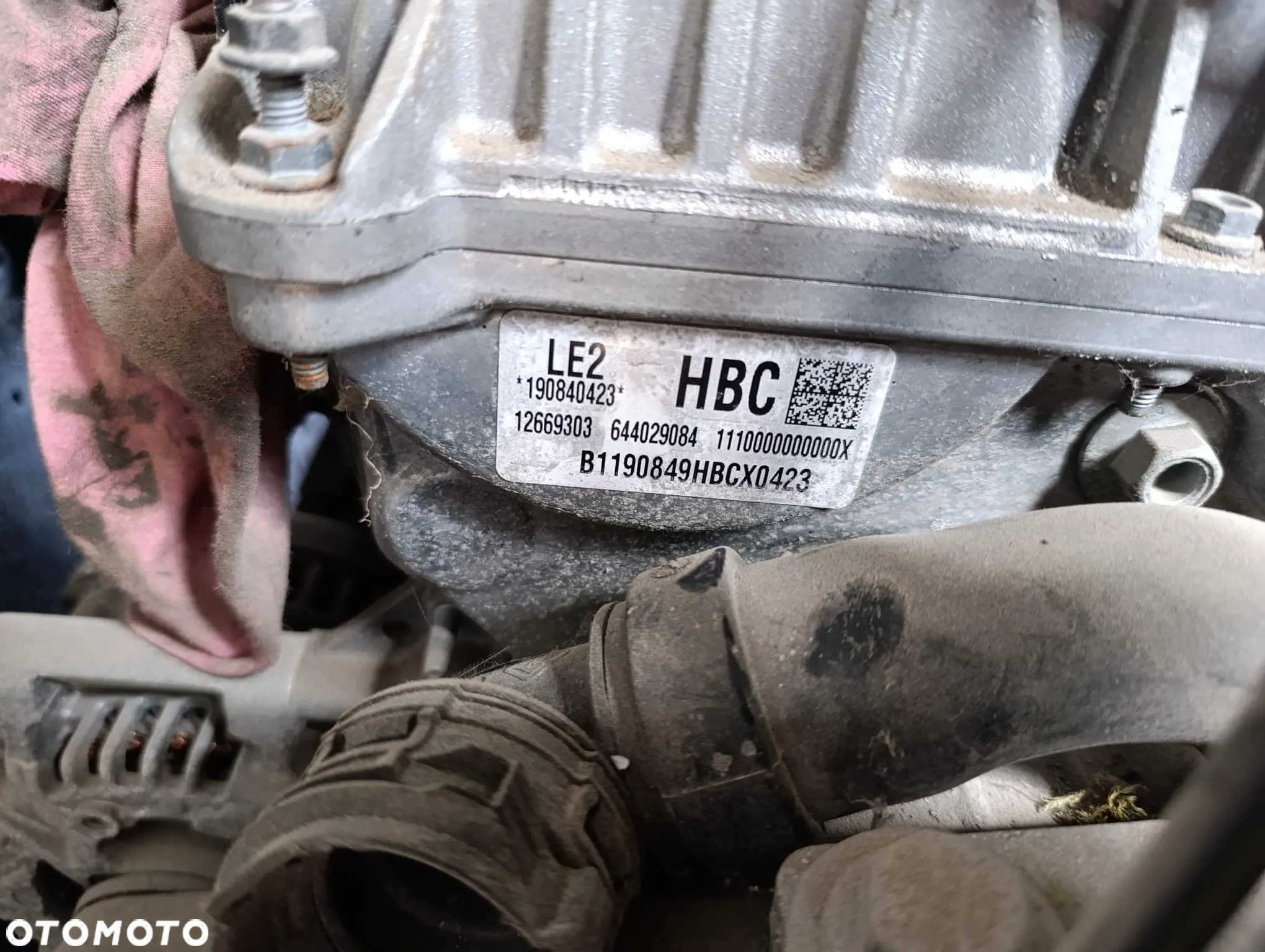 Silnik Astra K 1,4 T benzyna LE2 HBC - 5