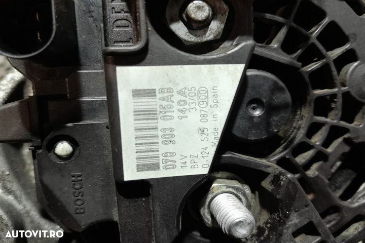 Alternator 2.5 TDI  078903016AB 0124525087 Audi A4 B7 [2004 - 2008] S - 5