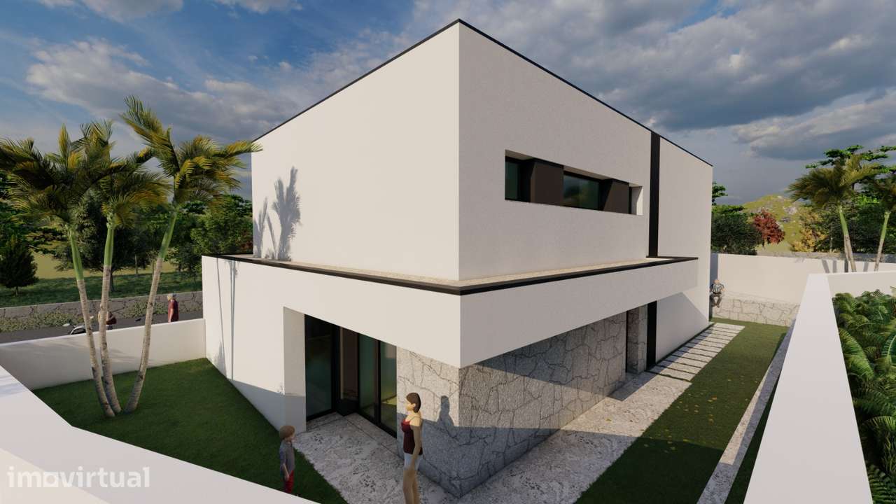 Moradia T4 isolada com piscina, garagem e jardim - Grande imagem: 4/14
