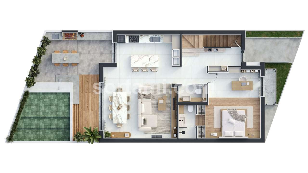 Moradia Geminada T3 Venda em Olhão,Olhão - Grande imagem: 5/6