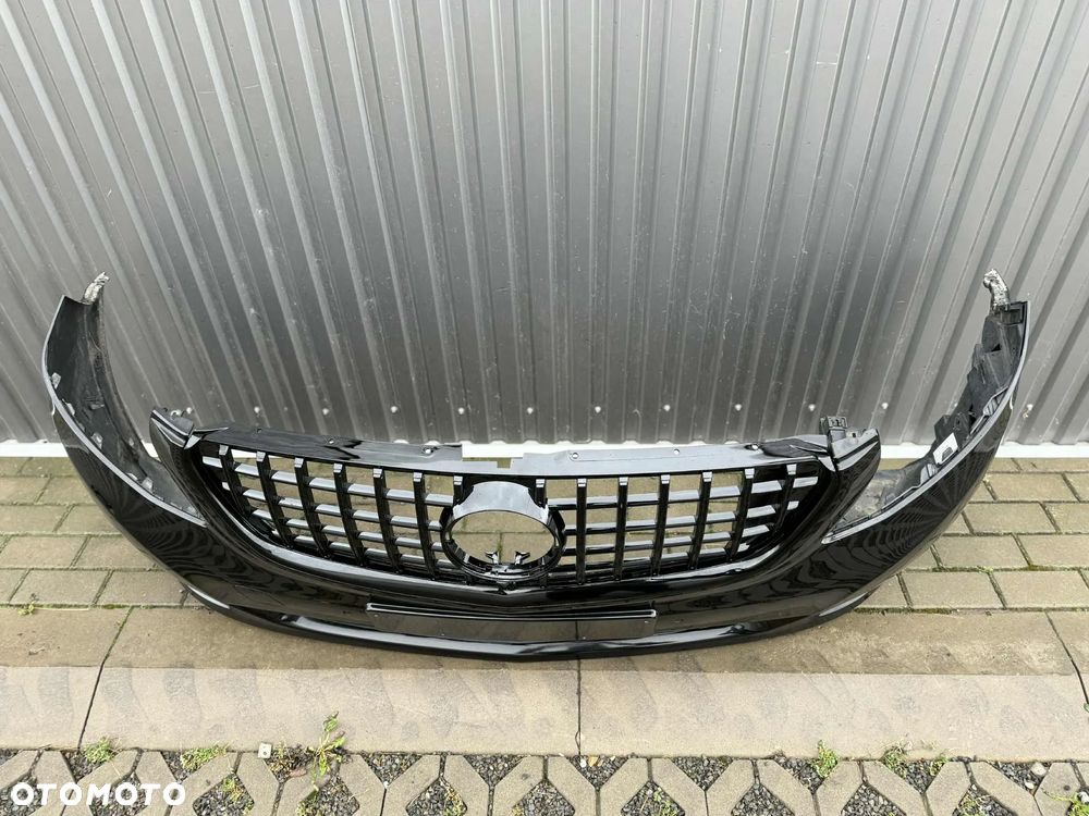 Mercedes V Klasa W447 Zderzak przód przedni 191 6xPDC Grill kompletny 14-19. Bardzo ładny - 4