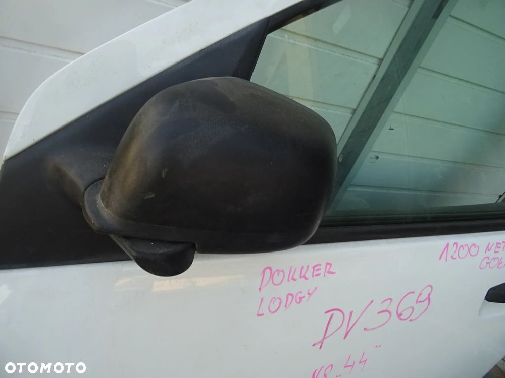 DACIA LODGY DOKKER DV369 DRZWI LEWE PRZEDNIE PRZOD  ROWNIEZ OSPRZET CZESCI ROZNE PYTAC - 2